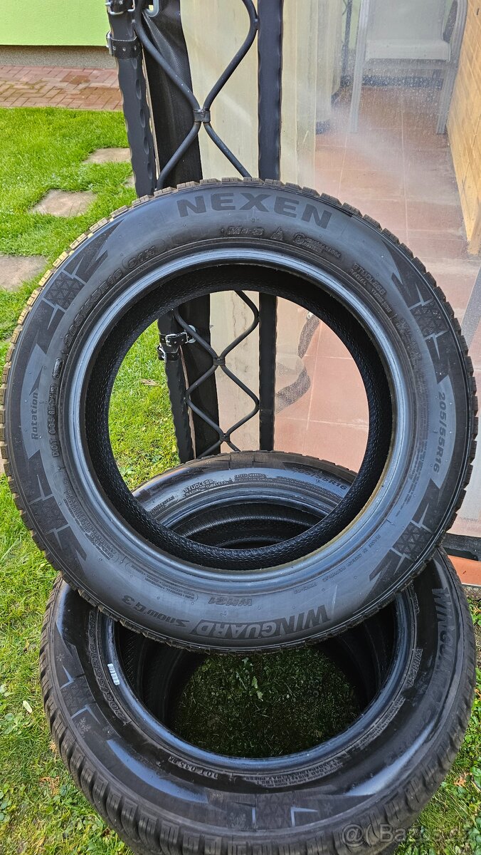 Zimni pneu 205/55/r16 Nexen 8,8mm - 3
