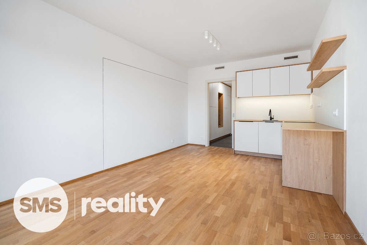 Pronájem moderního bytu 1+kk, 32 m² – Nové Lauby, centrum Os - 3