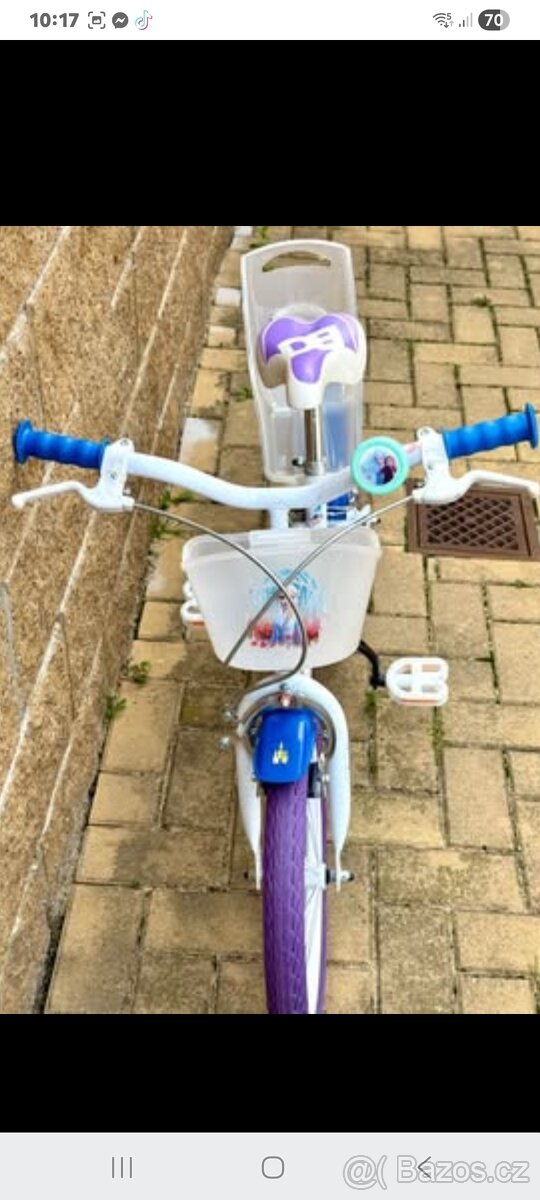 Dětské kolo Ledové království - Velikost 16. - 3