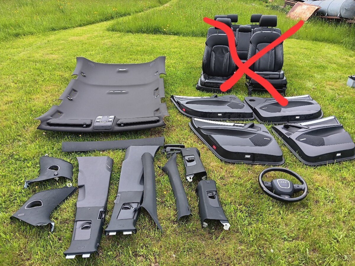 Černý interiér/strop Audi Q7 - 3