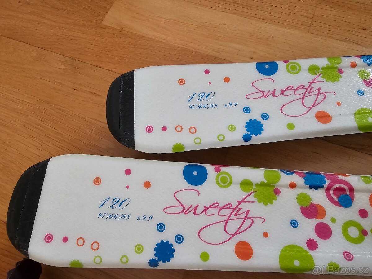 Dětské lyže TECTO PRO Sweety délky 120 cm - 3