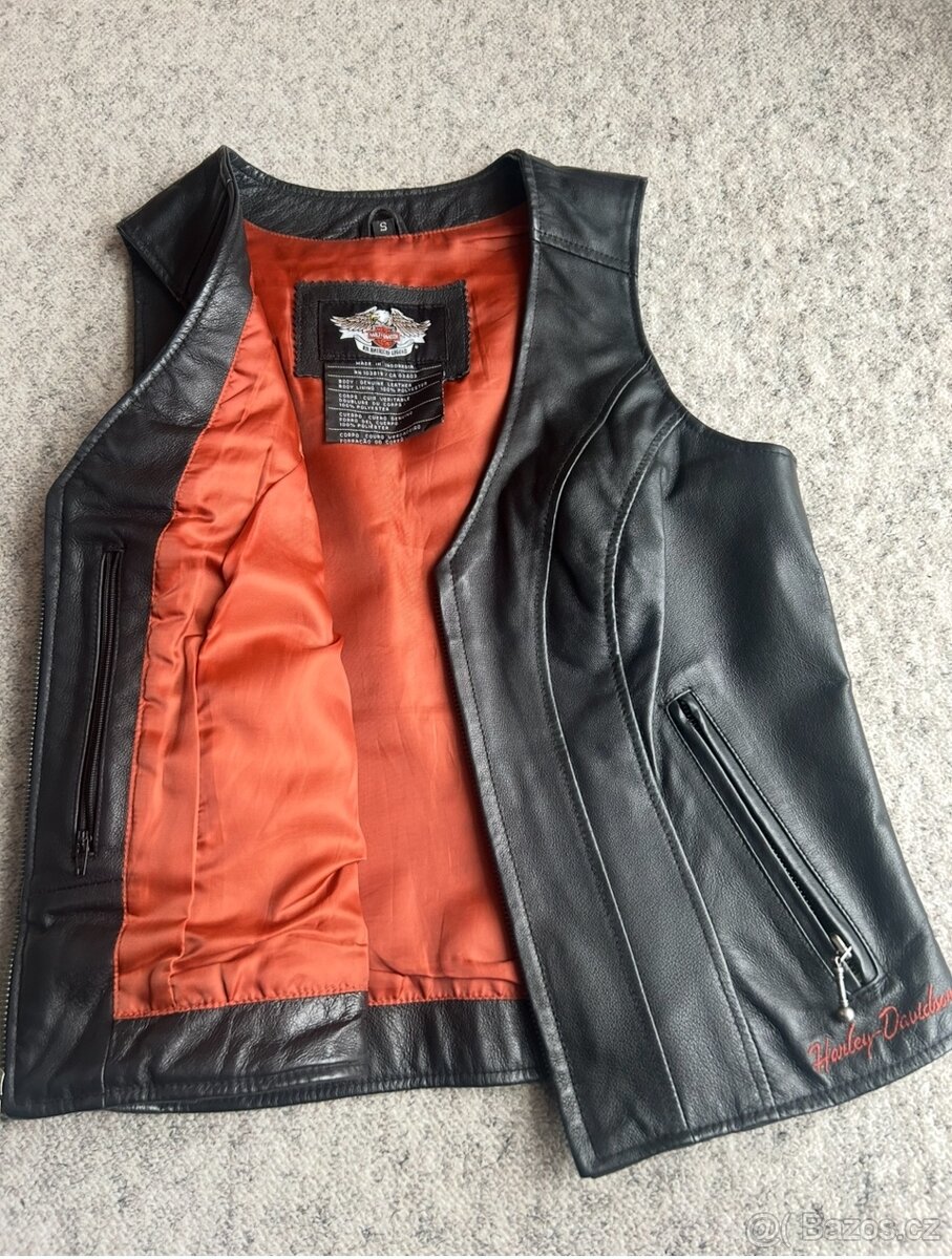 Kožená vesta Harley Davidson - 3