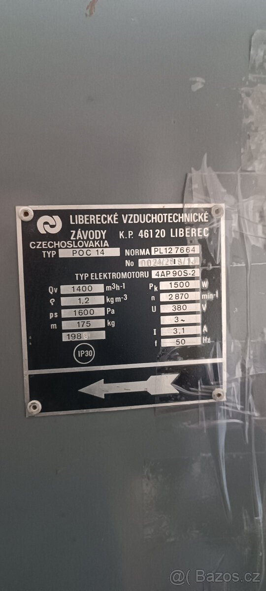 Prodám použité odsávání prachu POC-14 POC14 - 3