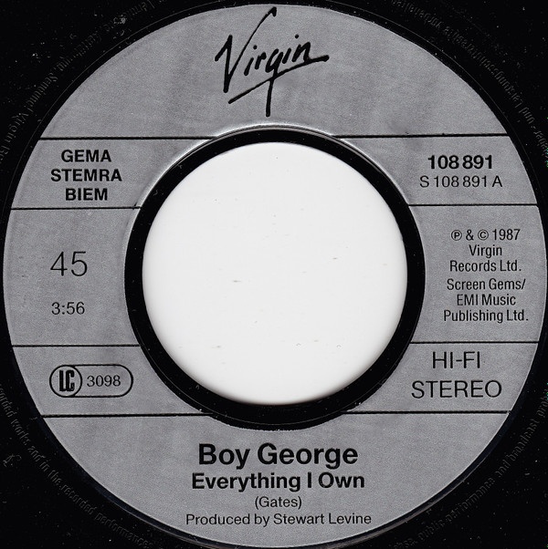 Boy George – Everything I Own (SP) - 3
