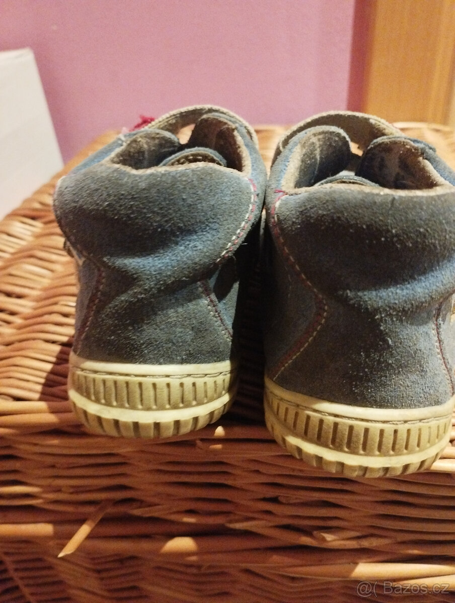 Dětské boty Pegres vel. 27 mod. 100kč, růž. vel. 22, - 3