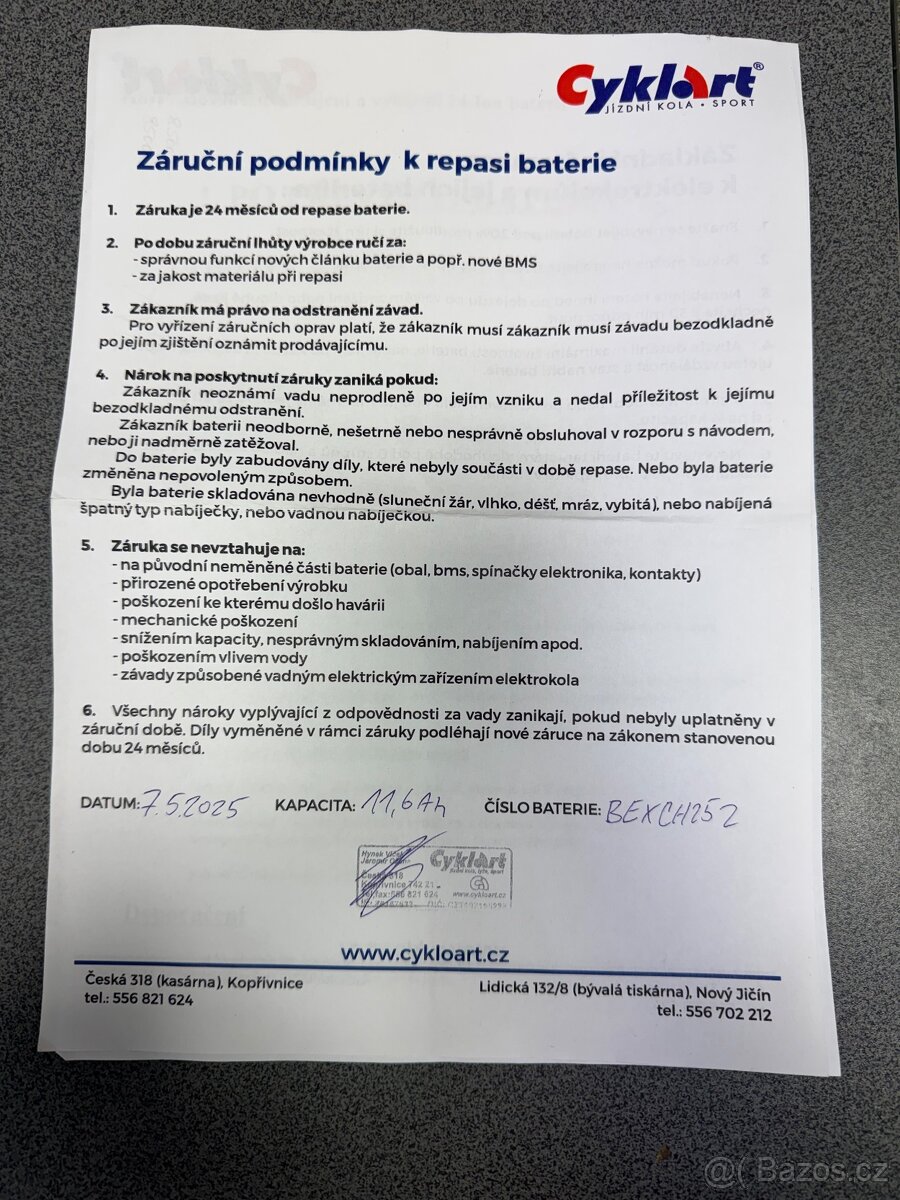 Baterie po repasi - 3