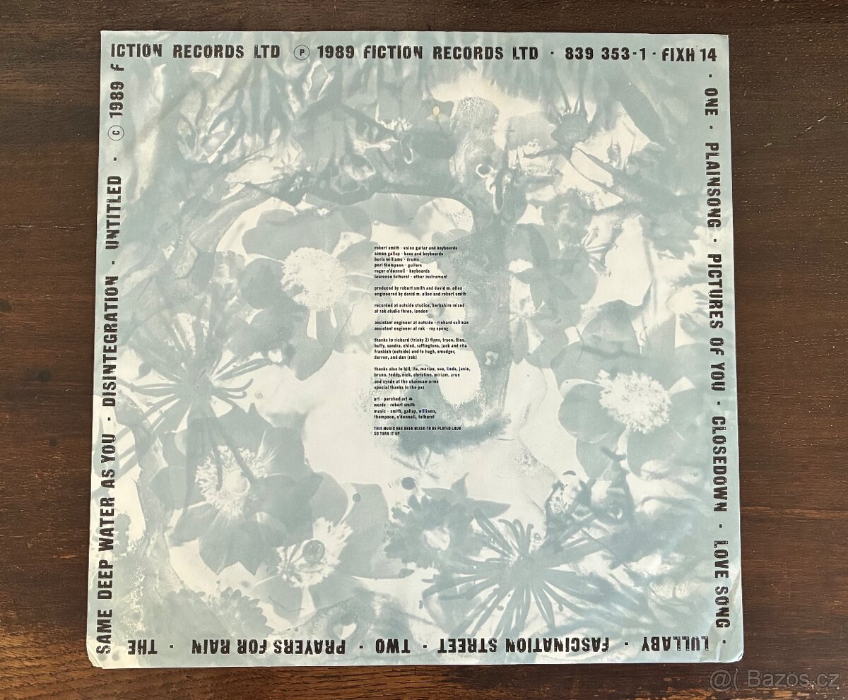 LP The Cure - Disintergration - 3