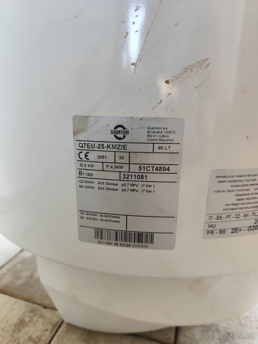Plynový bojler Quantum - 3