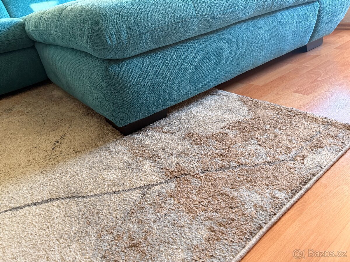 Rohová sedací souprava Xora XXXLutz – výborný stav, studená - 3