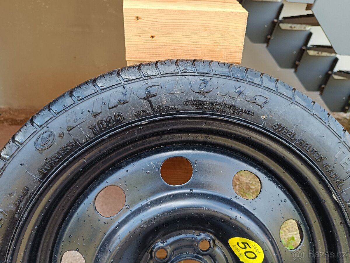 Dojezdové kolo (rezerva) t125 80r17 - 3