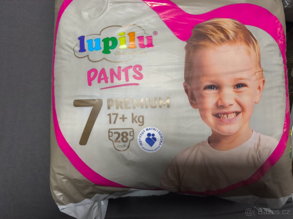Kalhotkové pleny Lupilu PANTS vel. 6 a 7, Dada PANTS vel. 7 - 3