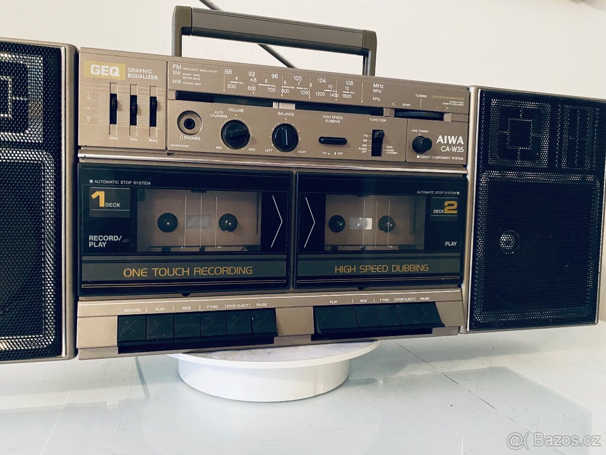 Radiomagnetofon Aiwa CA-W35, rok 1984 - 3