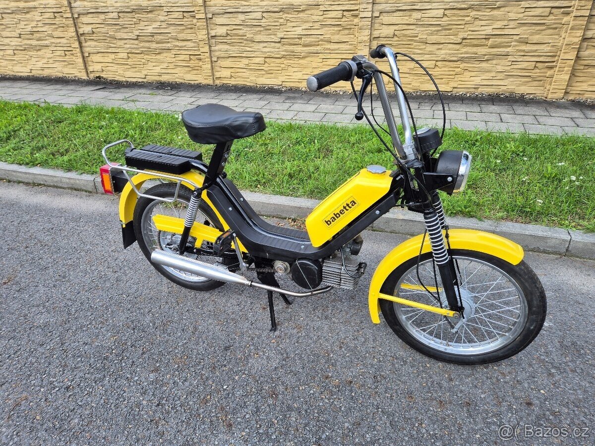 Babetta 210 po komplet GO(RENOVACI),s kartičkou, velmi pěkná - 3