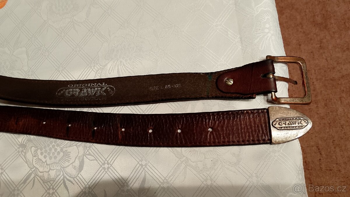 Kožený opasek značky Gravik - 3