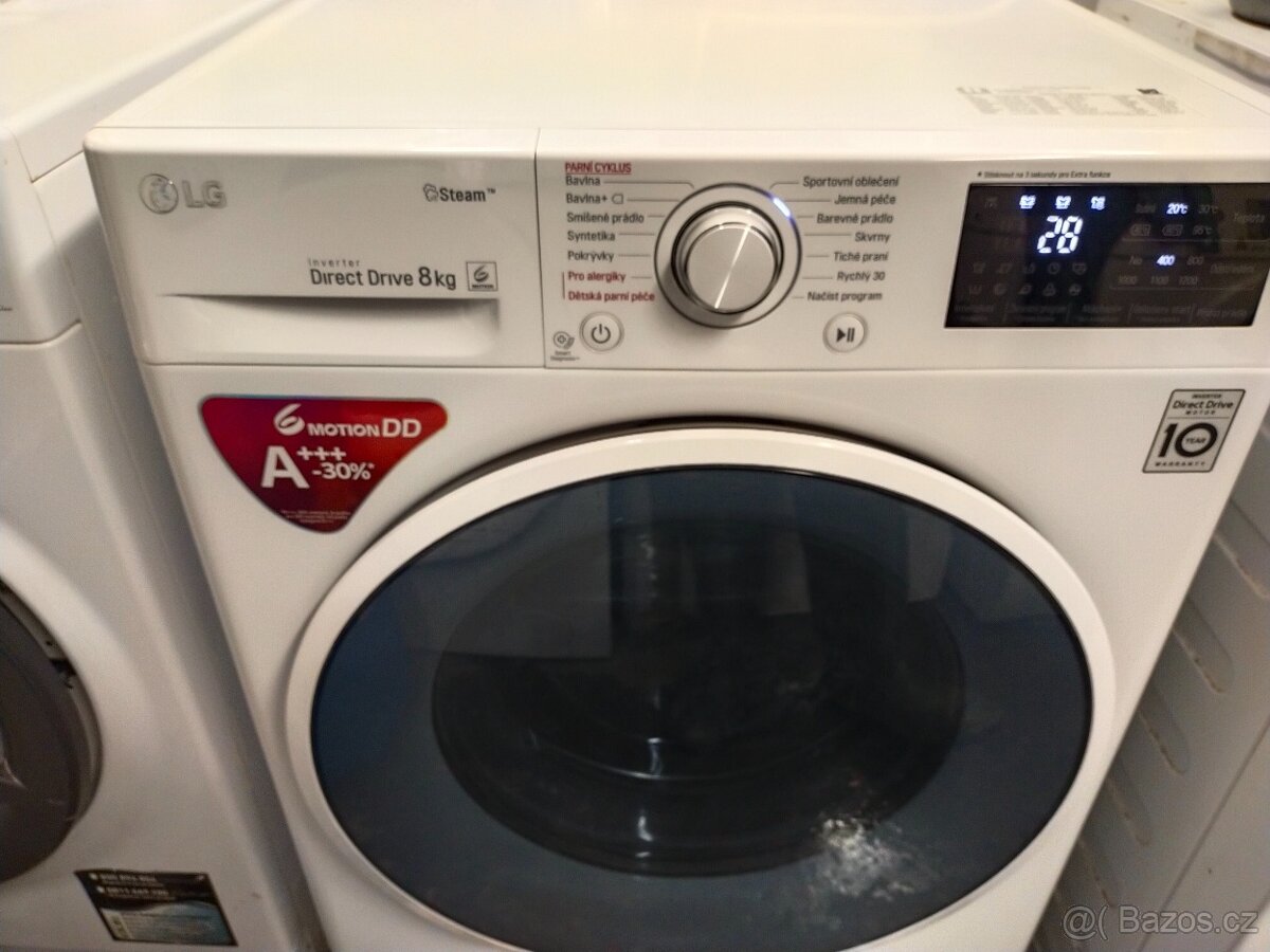 Prodám plně funkční digitální pračku zn. LG na 8 kg--DOVEZU- - 3