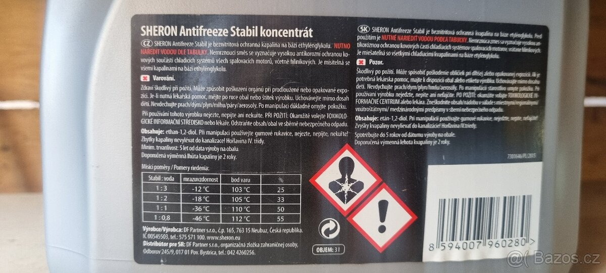 Chladící kapalina 3L - 3