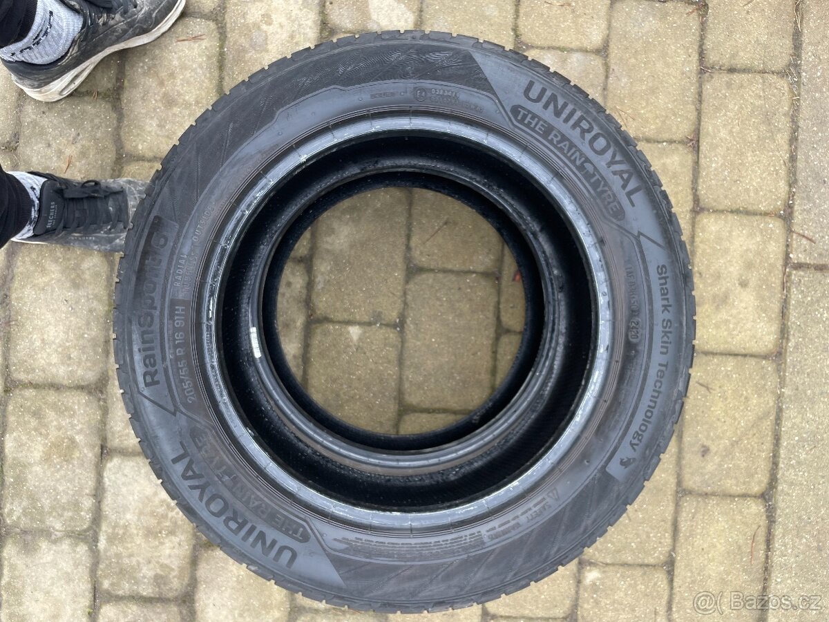 Dvě letní pneu 205/55/16 Uniroyal - 3