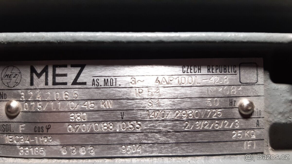 Tříotáčkový elektromotor - 3