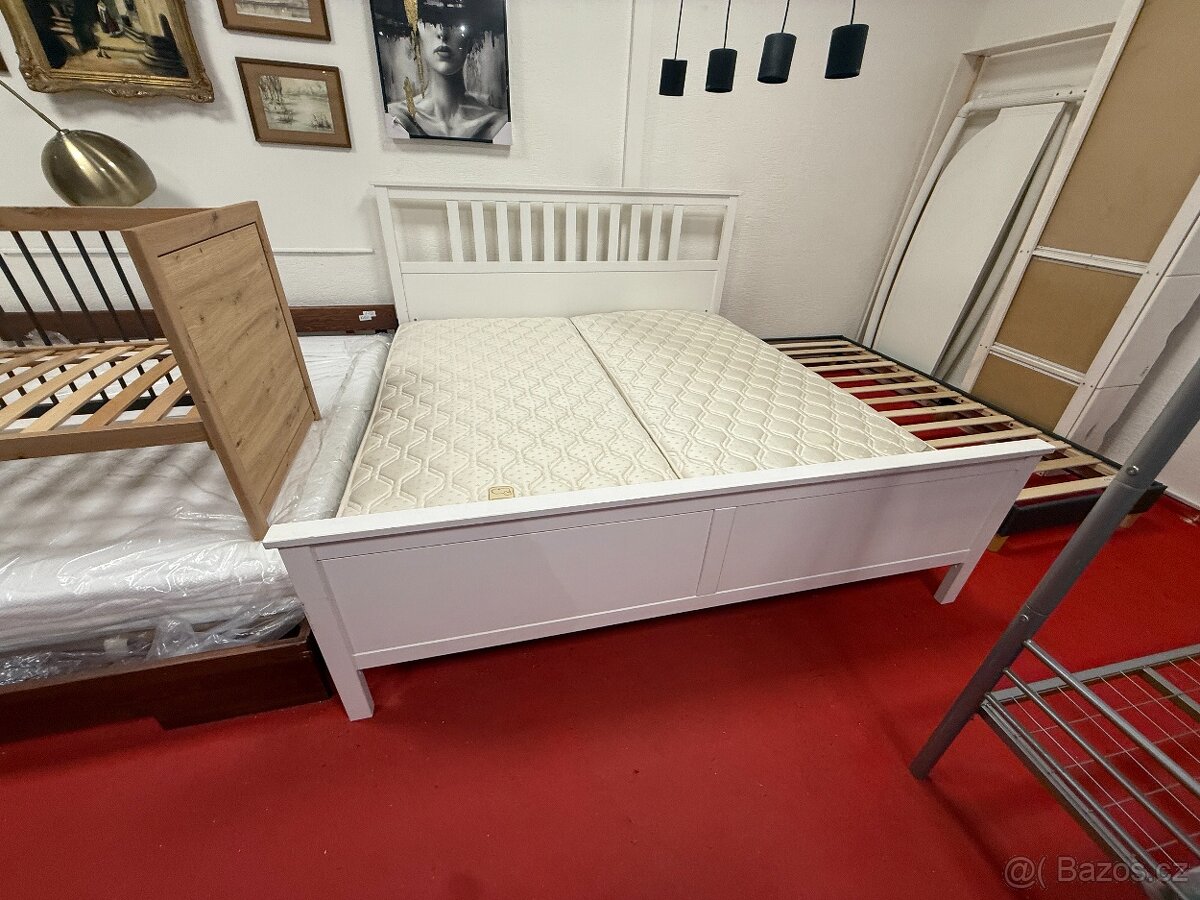 Postel IKEA 200x200 bílá KOMPLET - 3