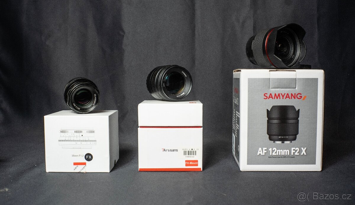 Prodám objektivy pro Fujifilm a blesk Godox TT685 ii (f) - 3