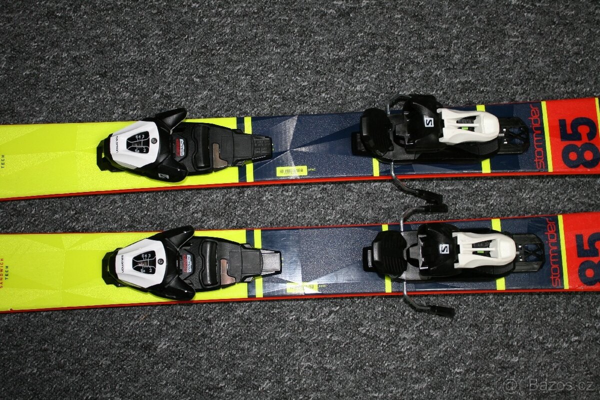 lyže Stockli 138 cm , fischer lyžáky - 3