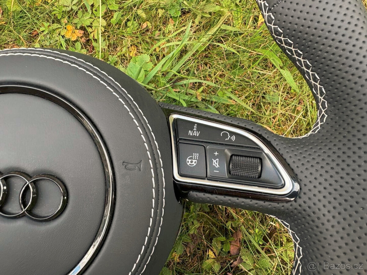 VYHRIVANY AUDI VOLANT - ZREZANY - PERFOROVANA KUZE - 3