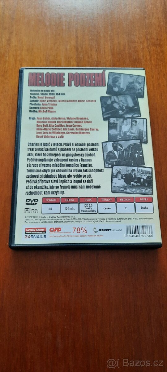 Dvd - Melodie podzemi Alain Delon - 3