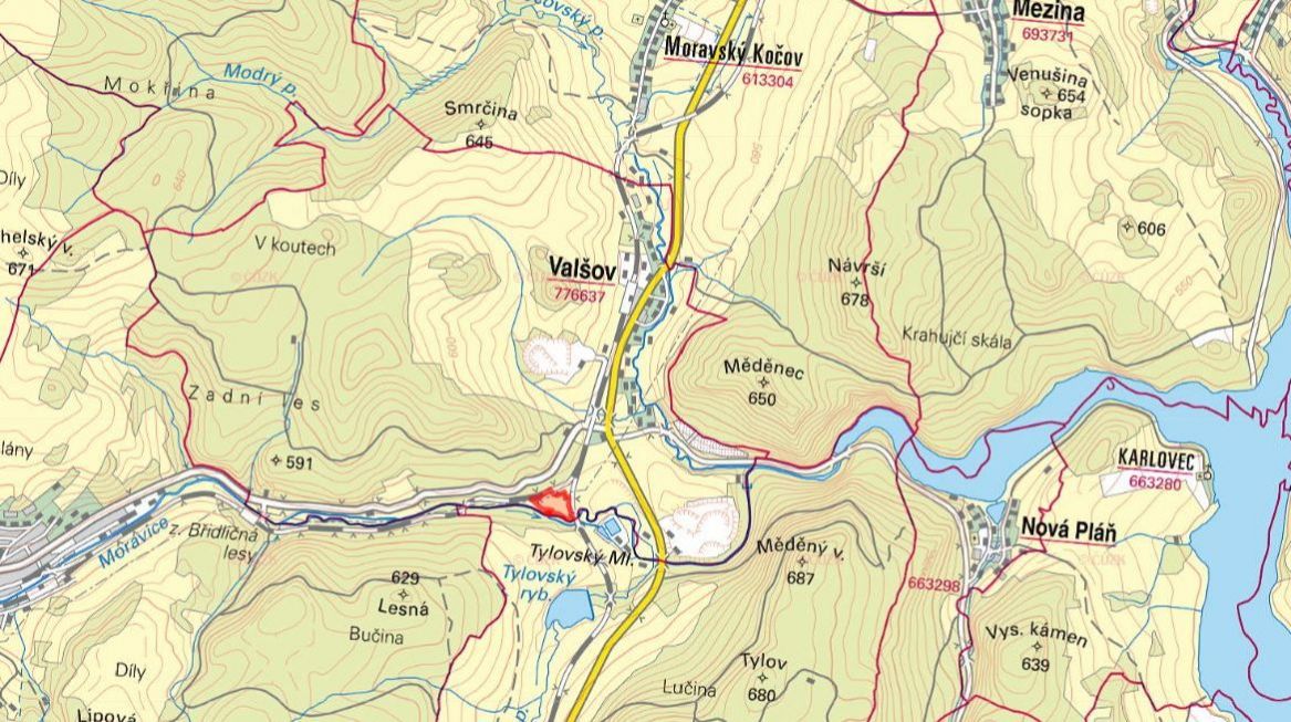 Louka, prodej, Valšov, Bruntál - 3