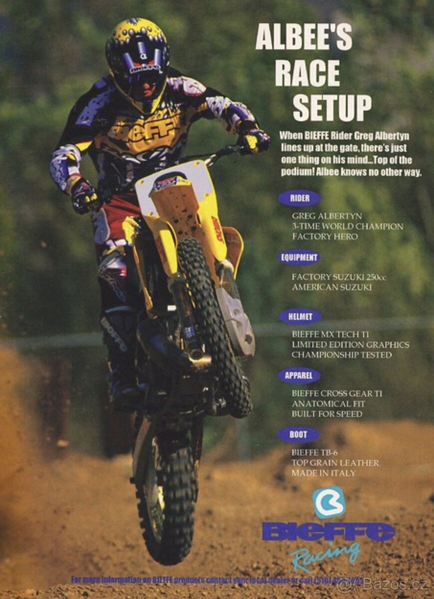 Retro motokros oblečení Bieffe - 3