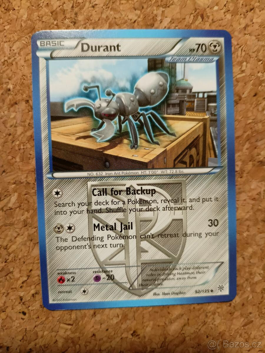 Pokémon karty Plasma ZNAK - 3