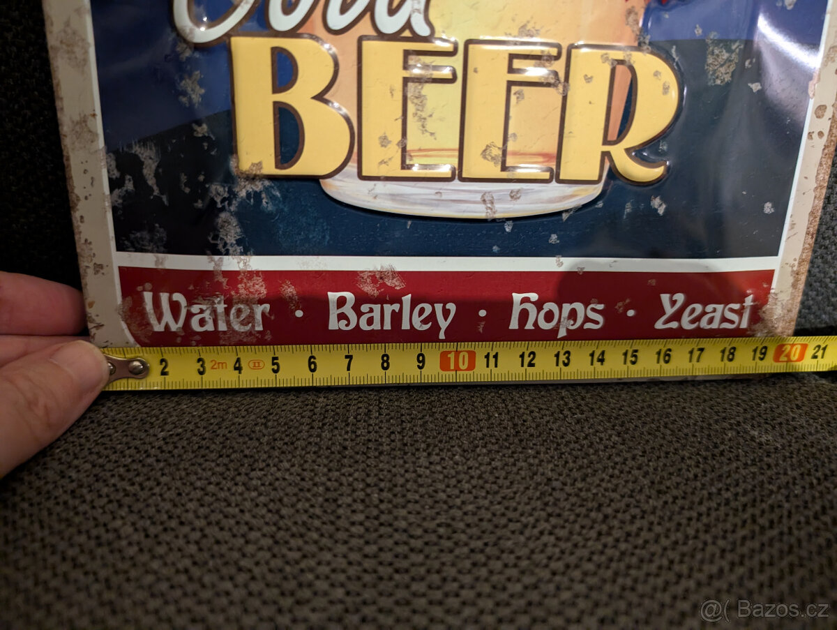 Plechová cedule Beer Nostalgic art - 3