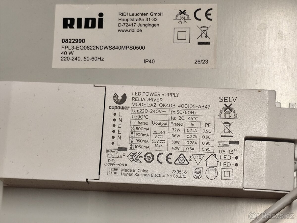 LED panel 40W 60x60cm stropní svítidlo - 3