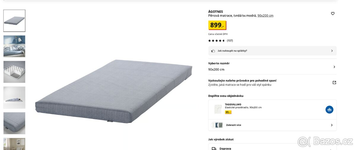 postel Ikea NEIDEN (90x200) - 3