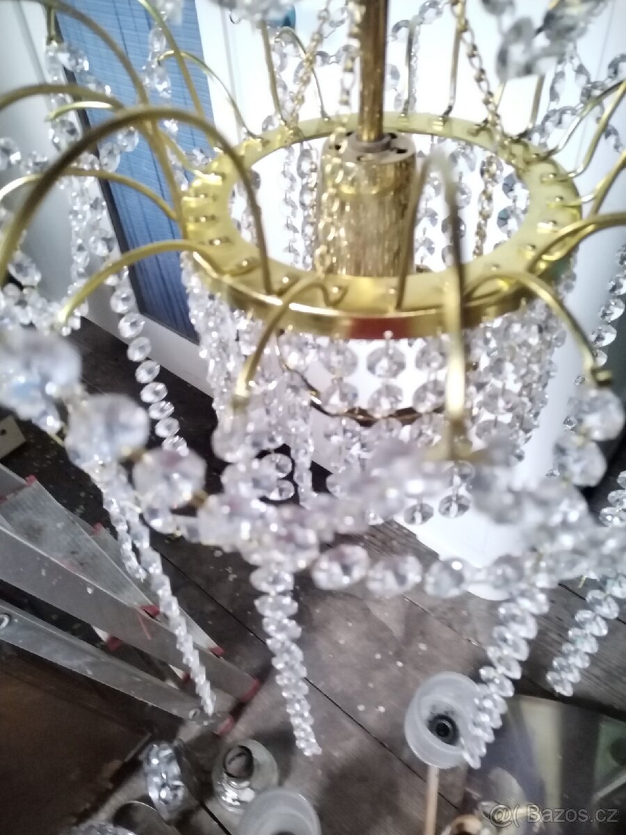 Retro křišťálový lustr - 3