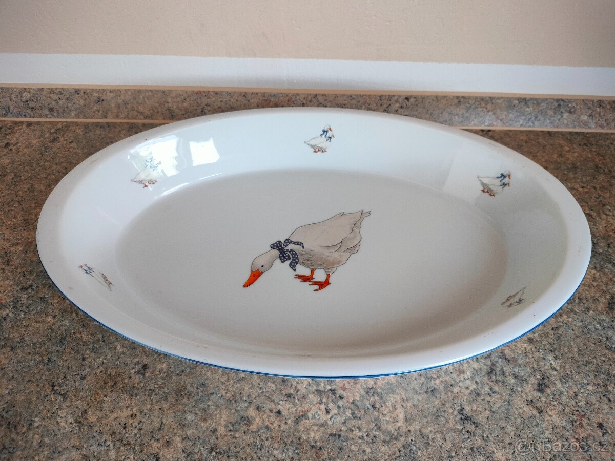 Zapékací mísa husy, 39x24x5 cm, - 3