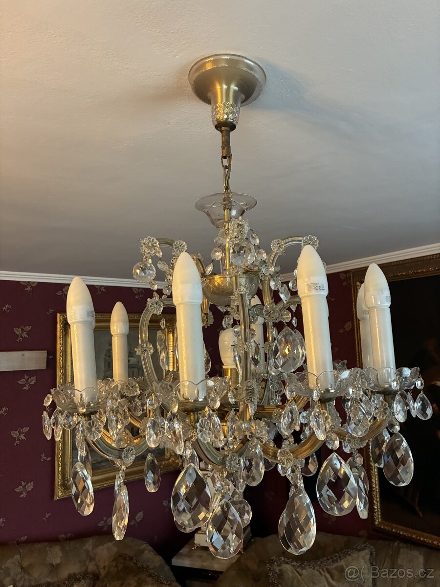 PÁROVÉ ČESKÉ KŘIŠŤÁLOVÉ LUSTRY - 3