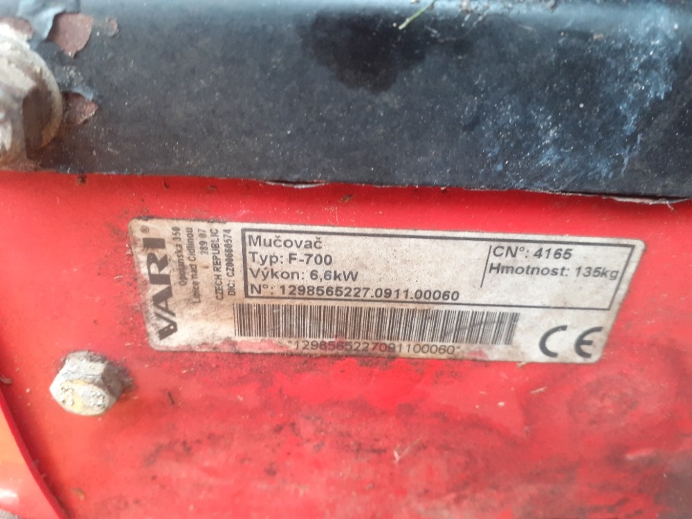 Mulčovač F70 se sulkou - 3