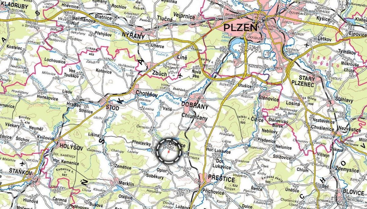 Zemědělská půda, prodej, Dnešice, Plzeň jih - 3