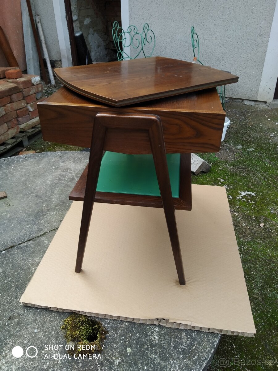 RETRO OTOČNÝ STOLEK. - 3