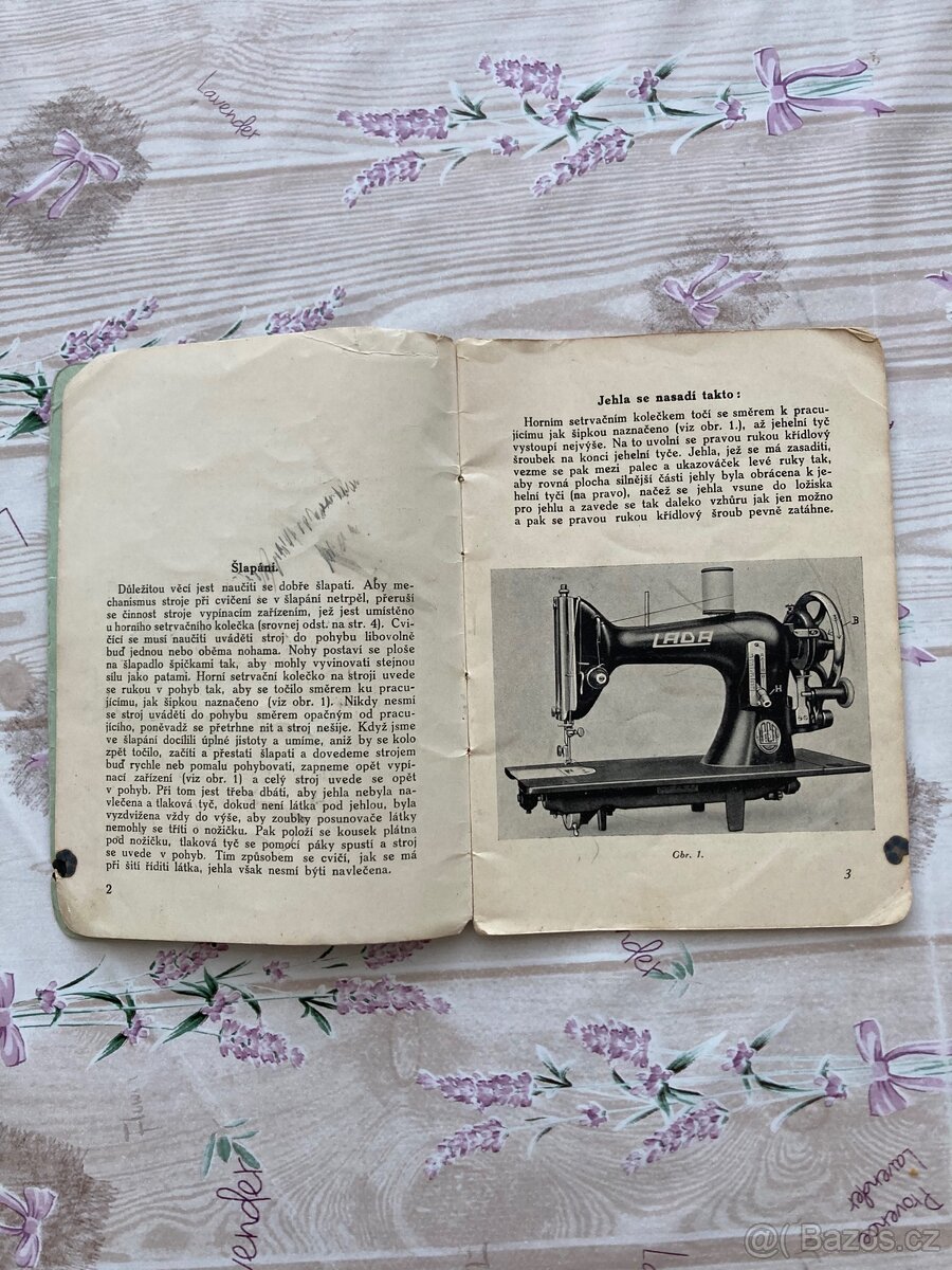 Návod k šicímu stroji Lada - 3