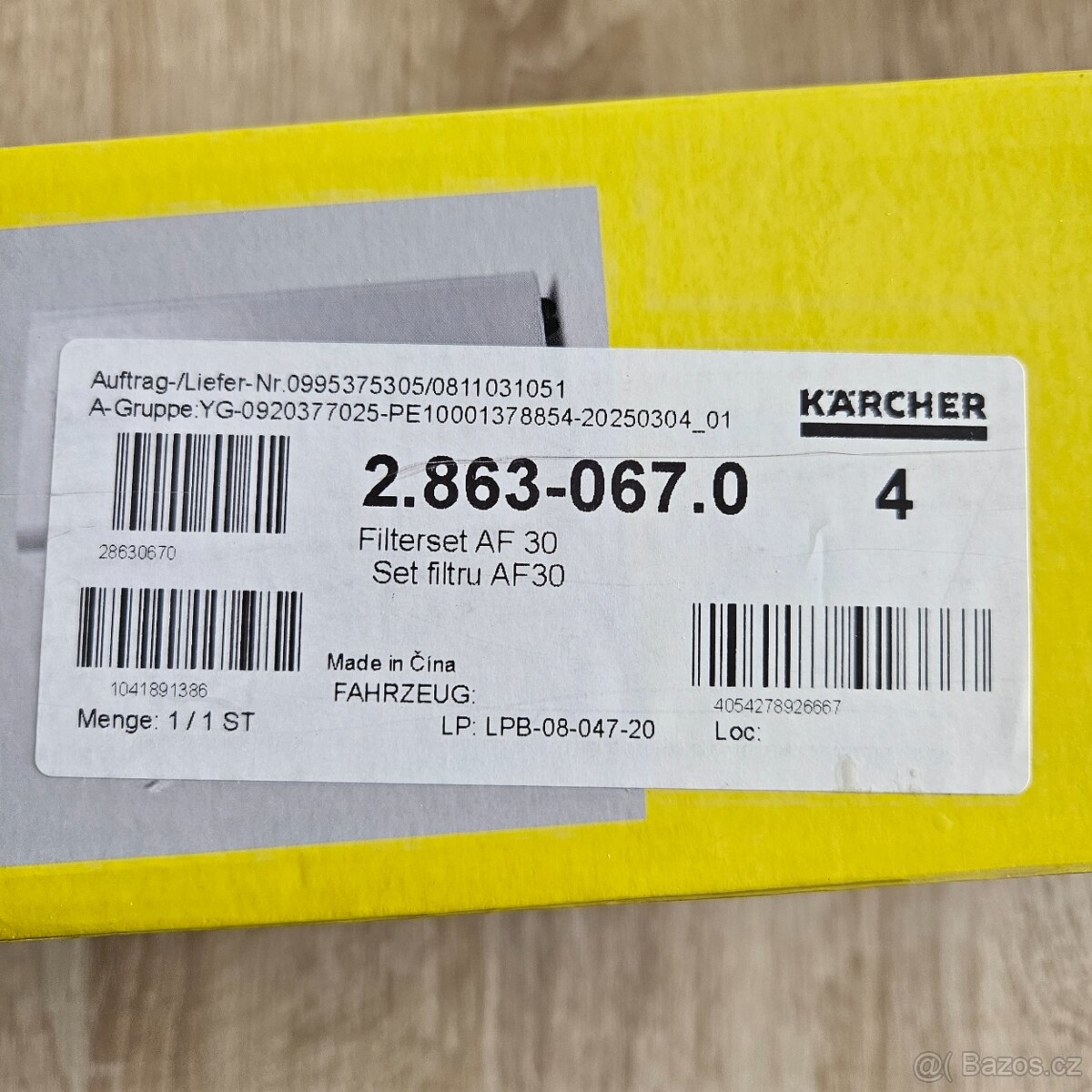 Filtry do čističky vzduchu Kärcher AF30 - 3