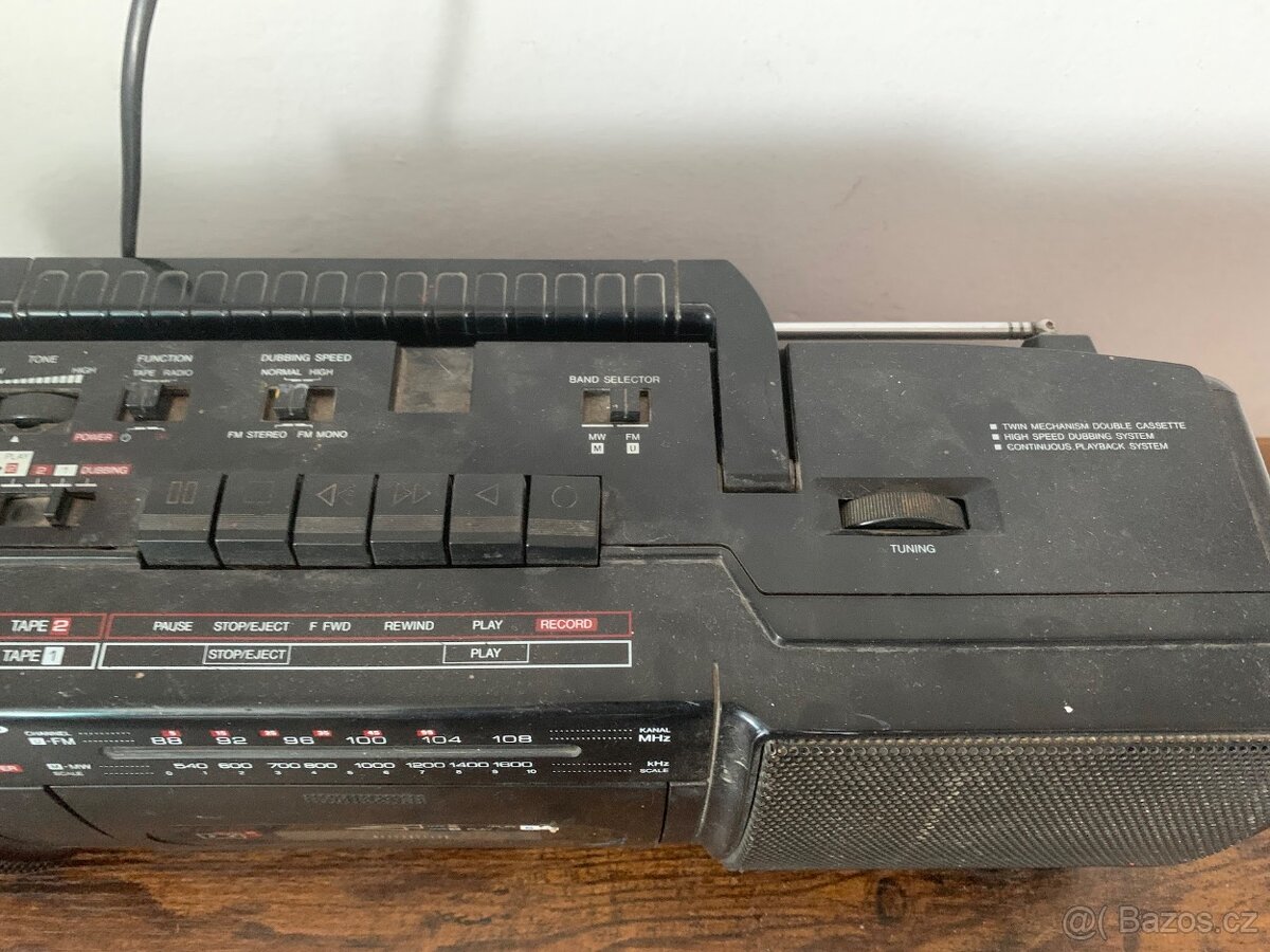 Funkční magnetofon s rádiem SHARP WQ-T202 - 3