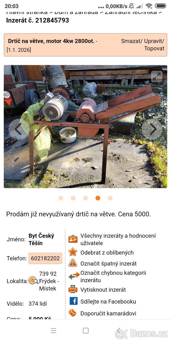 Štěpkovač drtič - 3