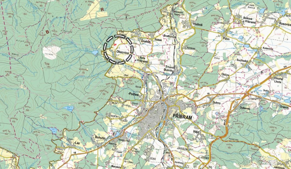 Zemědělská půda, prodej, Obecnice, Příbram - 3