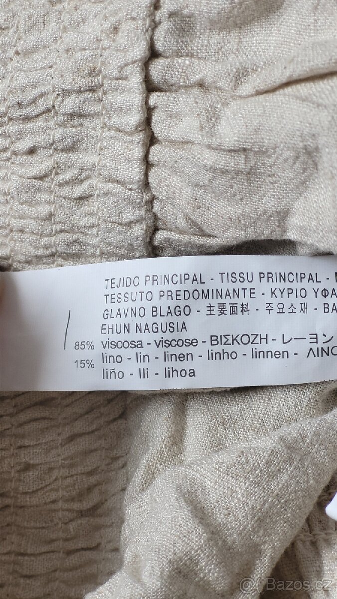 Běžové šaty Stradivarius, vel. XS - 3