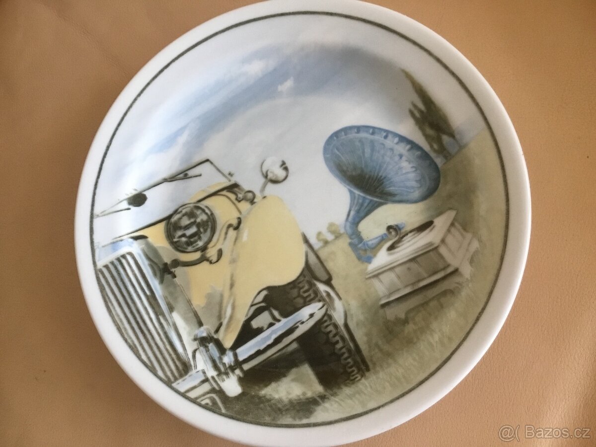 dekorativní talir dobovy 1975, 2 druhy - 3