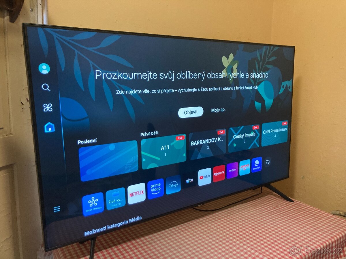 4K LED Smart Televize Samsung UE55CU7172 - 138 cm - Wifi -T2 - 3