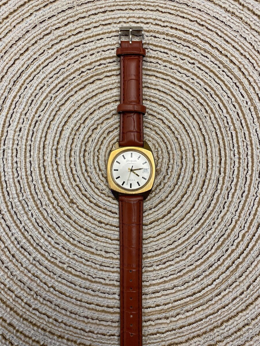 Hodinky GLASHÜTTE spezimatic pozlacené - 3