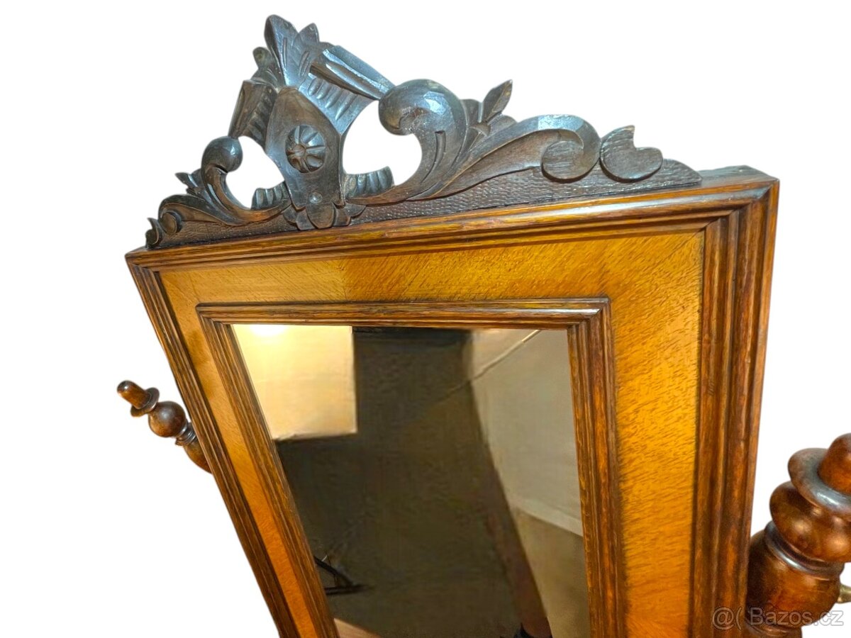 Starožitný toaletní stolek - historismus - 3