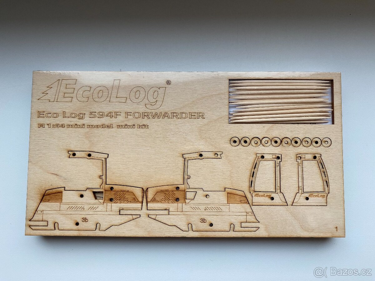 Nový model k sestavení - vyvážečka Forwarder EcoLog 594F - 3